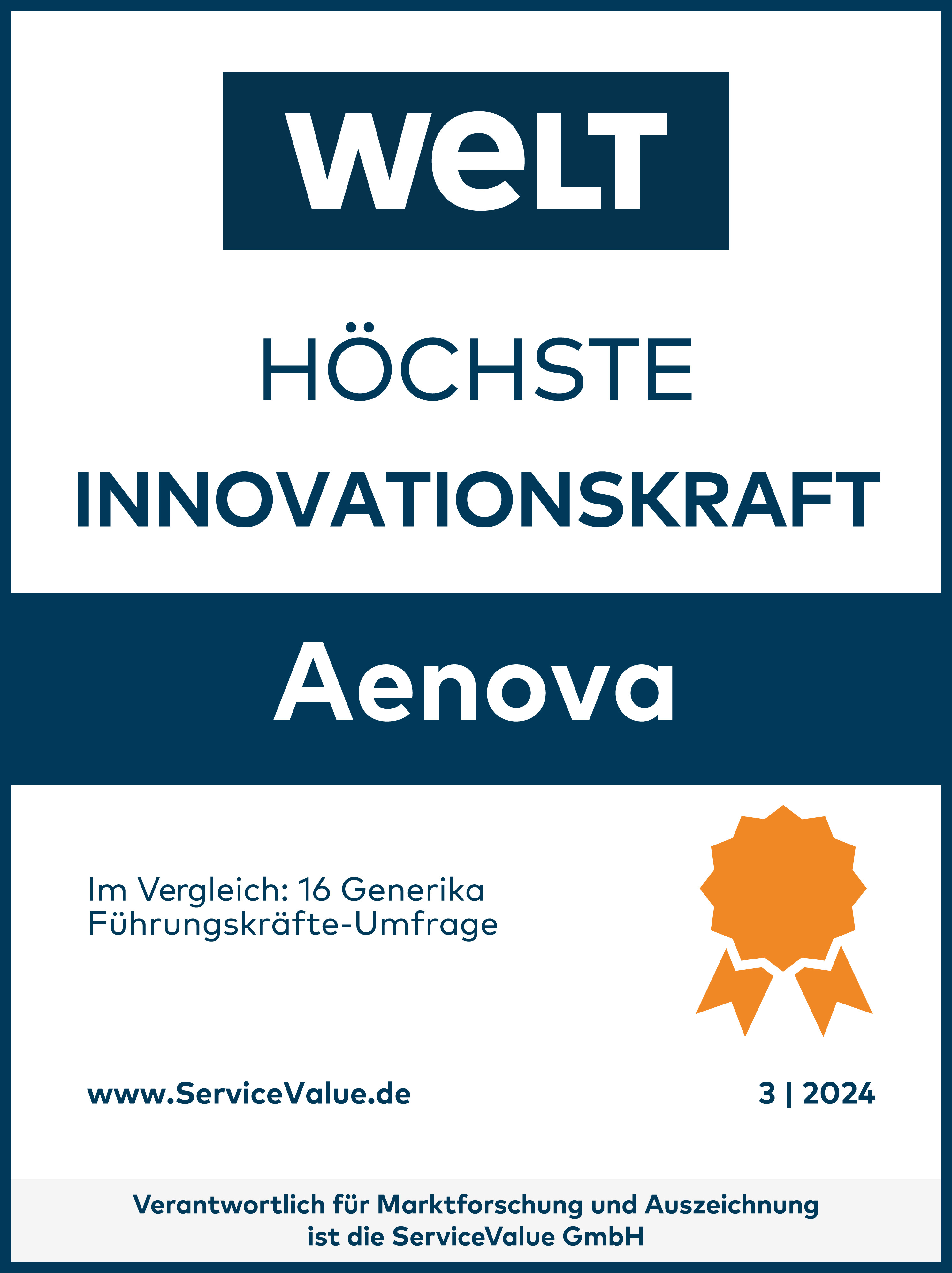 Siegel Höchste Innovationskraft