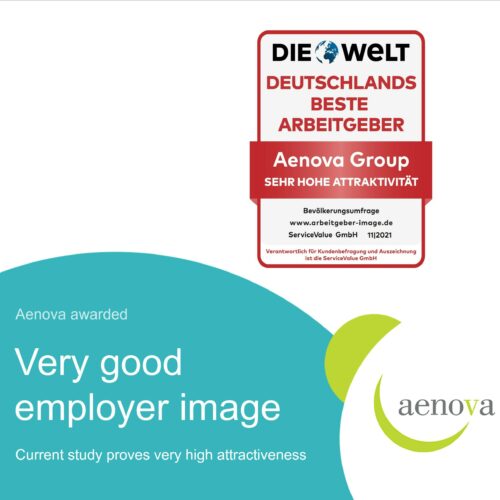 Aenova rated as an employer with "very high attractiveness"