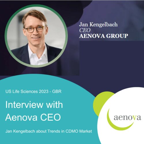 CEO Jan Kengelbach about Trends in CDMO Market (Interview in GBR Life Sciences Report 2023)
