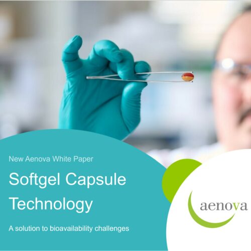 New Aenova White Paper: Softgel Capsules. A solution for poorly soluble and low bioavailability APIs