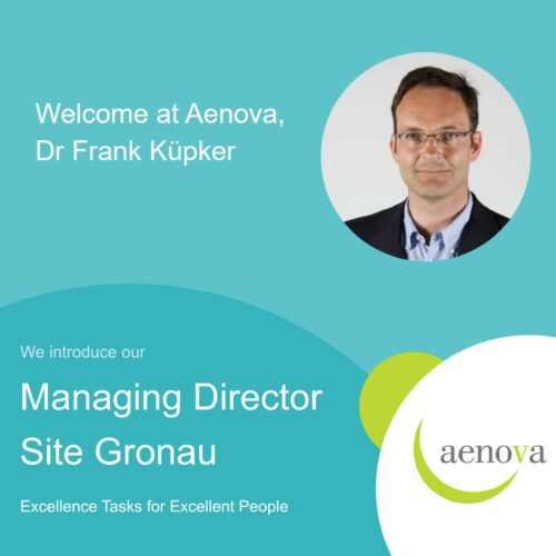 New Managing Director at the Aenova Site in Gronau