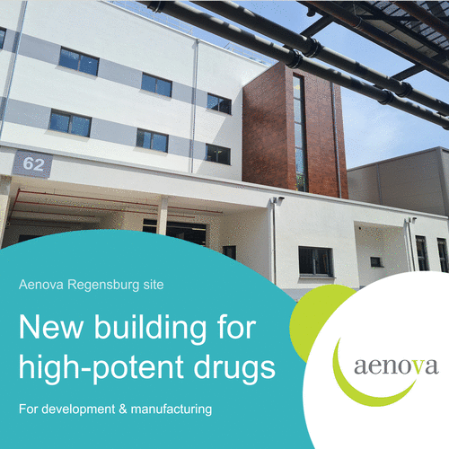 Aenova opens new building for the production of highly potent drugs at the Regensburg site