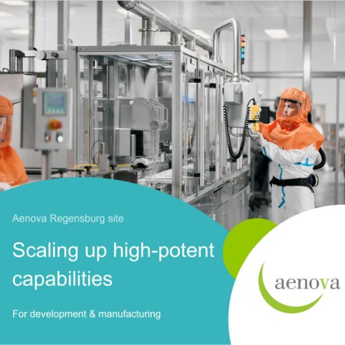 Aenova scales up high-potent medicines´ development and manufacturing capabilities