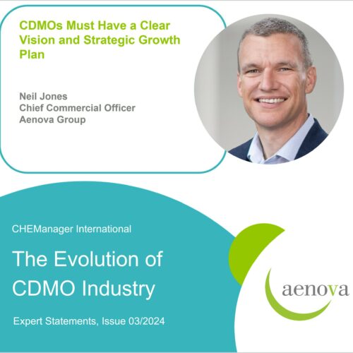 Aenova Statement zur Entwicklung der CDMO-Branche