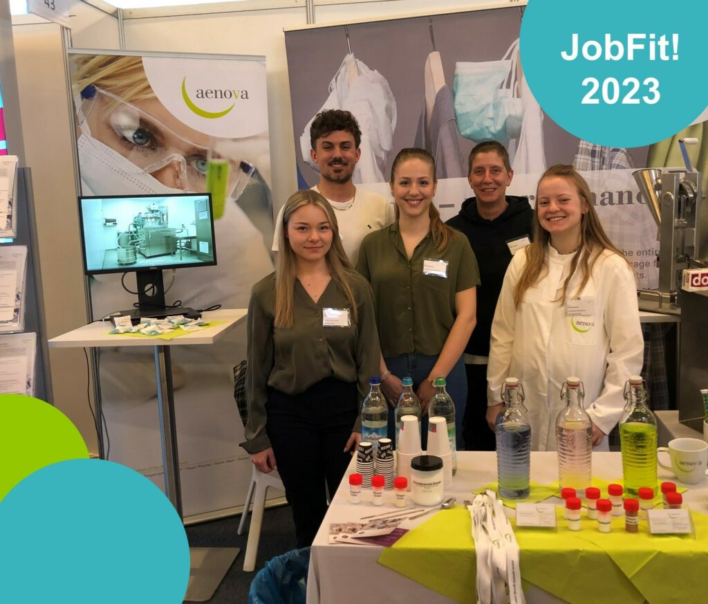 Aenova auf der JobFit 2023 in Rosenheim