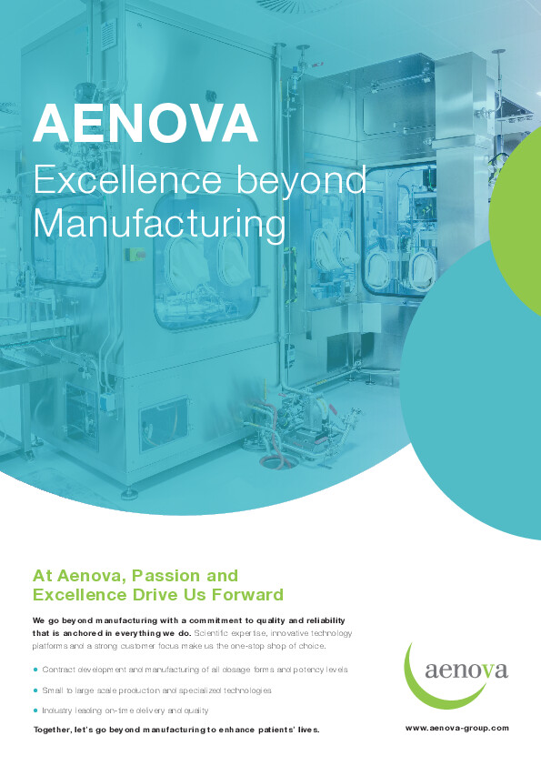 Pharmazeutische Fertigung - Aenova Group